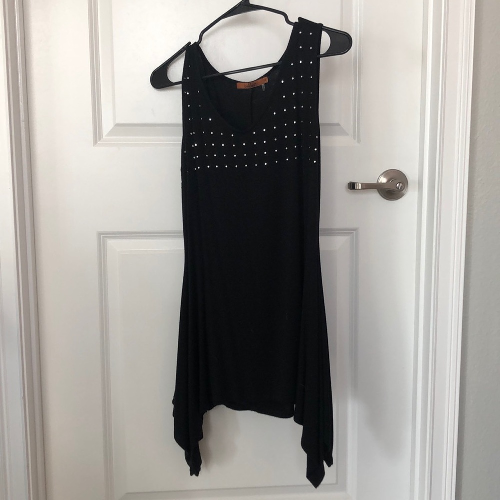 Black studded tunic